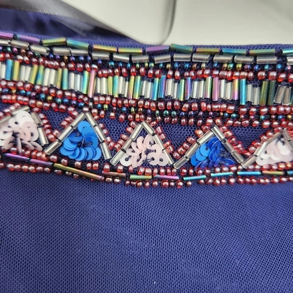 Primavera Prom Dress Size 10 NWT 2-Piece Beaded Style 1594 Midnight Couture - Picture 6 of 16